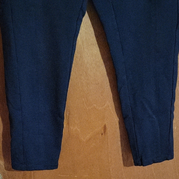 IMAN Black Pants with Gold Zipper Accents - Picture 2 of 4